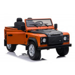 Elektrické autíčko Land Rover Defender - nelakované - oranžové